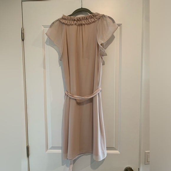 Nafnaf (Paris) romantic pink flowy dress - Picture 2 of 5